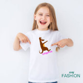 Animal Alphabet K für Kangaroo Baby T-shirt