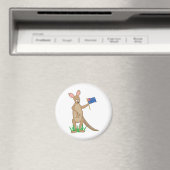 Animal Alphabet Kangaroo Magnet (In Situ (Geschirrspüler))