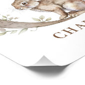 Animal Alphabet Letter C Kinder Name Bunny Poster (Ecke)