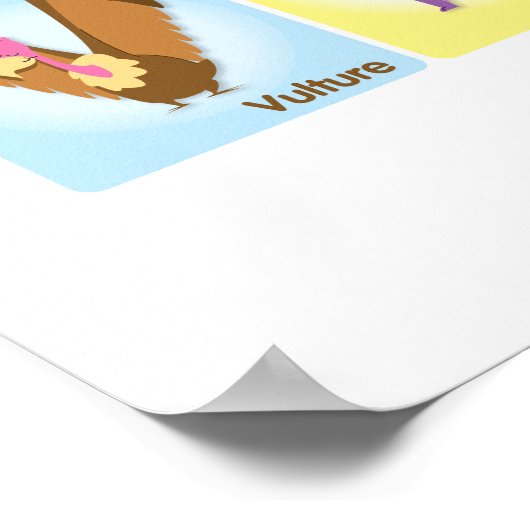 Animal Alphabet - Plätze Poster (Ecke)