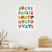 Animal Alphabet Poster (Küche)