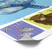 Animal Alphabet Poster (Ecke)