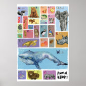 Animal Alphabet Poster (Vorne)