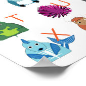 Animal Alphabet Poster (Ecke)