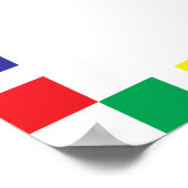 Animal Alphabet Poster (Primärfarben) drucken (Ecke)