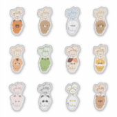 Animal Balloon Aufkleber (Vorderseite)