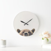 Animal Bear Wall Clock Große Wanduhr (Zuhause)