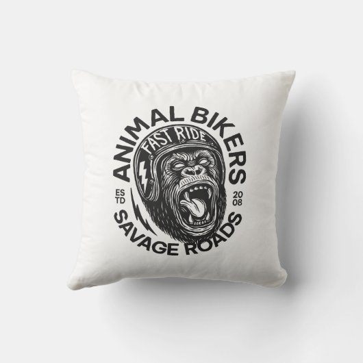Animal Bikers Kissen (Rückseite)