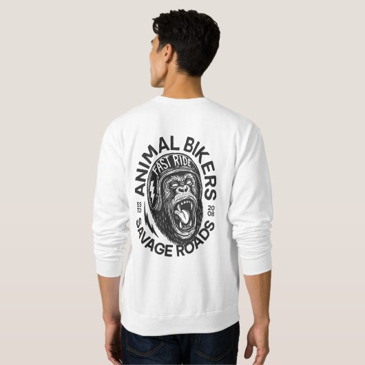 Animal Bikers Sweatshirt (Schwarz voll)