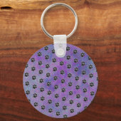 Animal Business Vielen Dank, dass Sie Dog Paw Kund Schlüsselanhänger (Rückseite)