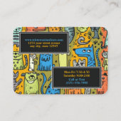 Animal Care / Veterinarian Visitenkarte (Rückseite)