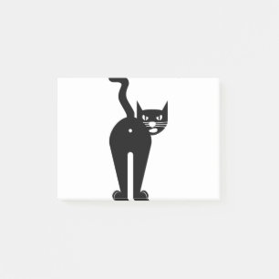Animal Cat Mammal Silhouette Post-it Klebezettel