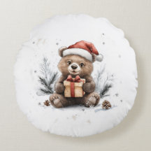 Animal Christmas Series Baby Bear Weihnachtsmannmü