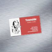 Animal Clinic Business Card Magnet (Beispiel)