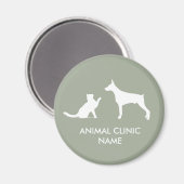 Animal Clinic Magnet (Vorderseite/Rückseite)