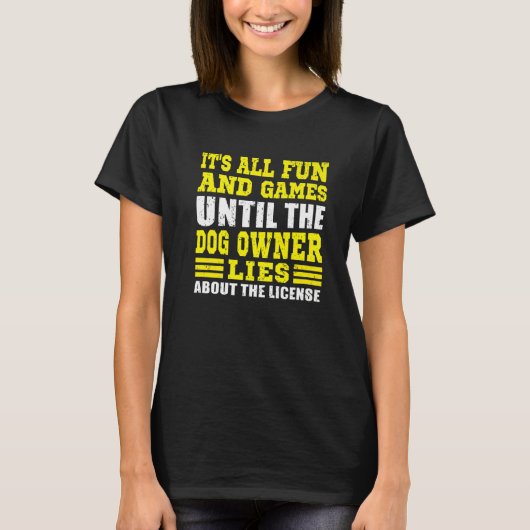 Animal Control Officer & Public Safety Officer T-Shirt (Vorderseite)
