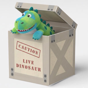 Animal Crate Dinosaur Jurassic Birthday Geschenkschachtel