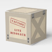 Animal Crate Dinosaur Jurassic Birthday Geschenkschachtel (Vorderseite)