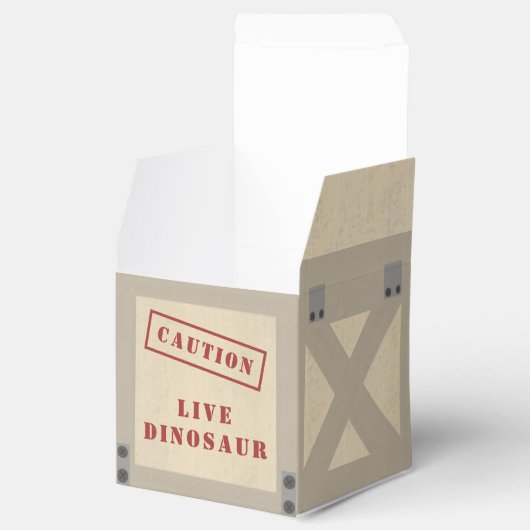 Animal Crate Dinosaur Jurassic Birthday Geschenkschachtel (Geöffnet)