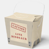 Animal Crate Dinosaur Jurassic Birthday Large Geschenkschachtel (Vorderseite)