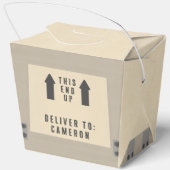 Animal Crate Dinosaur Jurassic Birthday Large Geschenkschachtel (Rückseite)