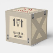 Animal Crate Zoo Jungle Birthday Geschenkschachtel (Rückseite)