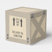 Animal Crate Zoo Jungle Safari Geburtstag Geschenkschachtel (Rückseite)