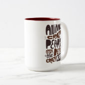 Animal Crazy People sind die Besten... Zweifarbige Tasse (VorderseiteRechts)