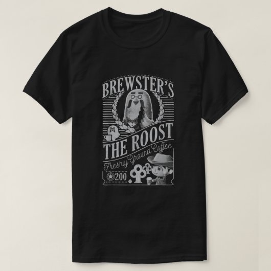 Animal Crossing Brewsters The Roost Graphic  T-Shirt (Design vorne)