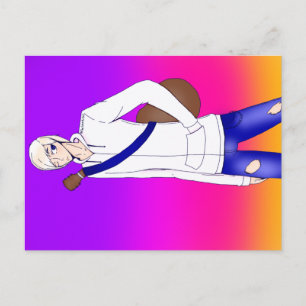 Animal Crossing K.K. Schiebeschilder Postkarte