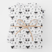 Animal Cute Illustration Geschenkpapier Set (Beispiel)