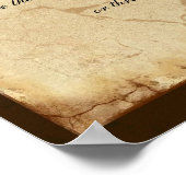 "Animal Decree" Pergament-Stil Poster (Ecke)