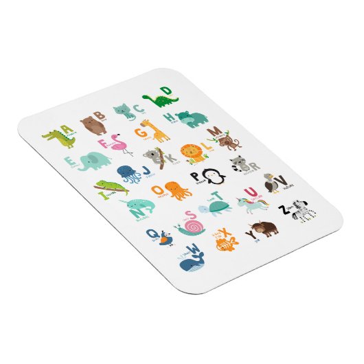 Animal Doodle Alphabet Magnet (Rechte Seite)