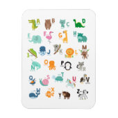 Animal Doodle Alphabet Magnet (Vertikal)