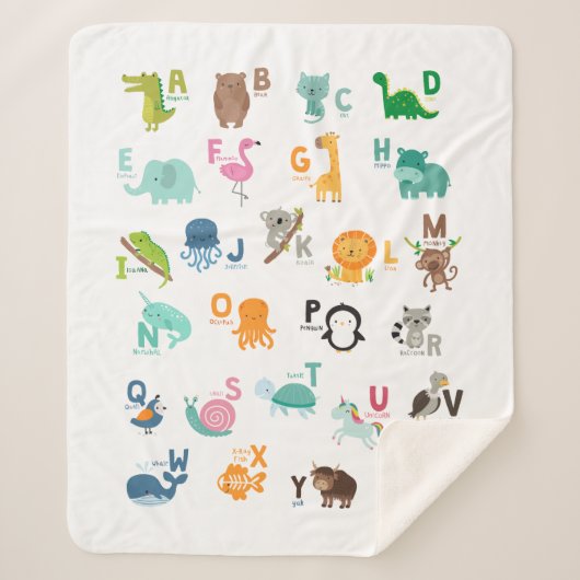 Animal Doodle Alphabet Sherpadecke (Vorderseite)