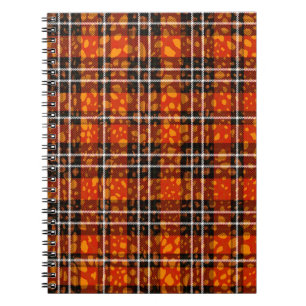 Animal Dots Kariert Mix Muster Nahtlose Kunst Notizblock