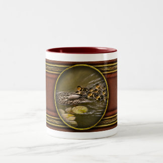 Animal - Ducks - Swim like a duck Zweifarbige Tasse