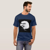 Animal Eagle Gesicht Männer Vorlage modern T-Shirt (Vorne ganz)