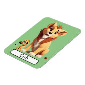 Animal Flashcard Lion/Cub, Kinder, Tiere, Lernen Magnet (Linke Seite)