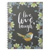 Animal Folk Art Notebook Notizblock (Vorderseite)