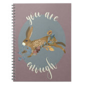 Animal Folk Art Notebook Notizblock (Vorderseite)