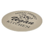 Animal Friendly Vegan Kitchen Schneidebrett (Ecke)
