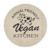 Animal Friendly Vegan Kitchen Schneidebrett (Vorderseite)