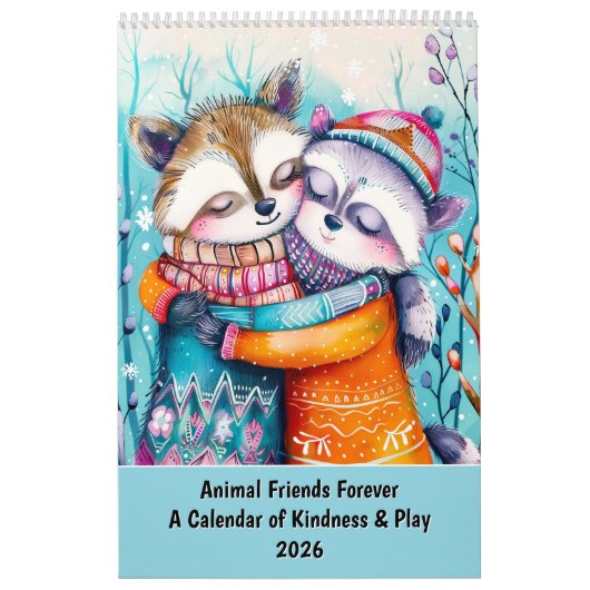 Animal Friends Forever – A Calendar of Kindness & Kalender (Titelbild)