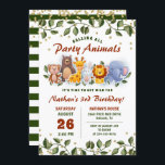 Animal Friends Zoo Party Grüne Kindergeburtstag Einladung<br><div class="desc">Animal Friends Zoo Party Grüne Kindergeburtstag Einladung</div>