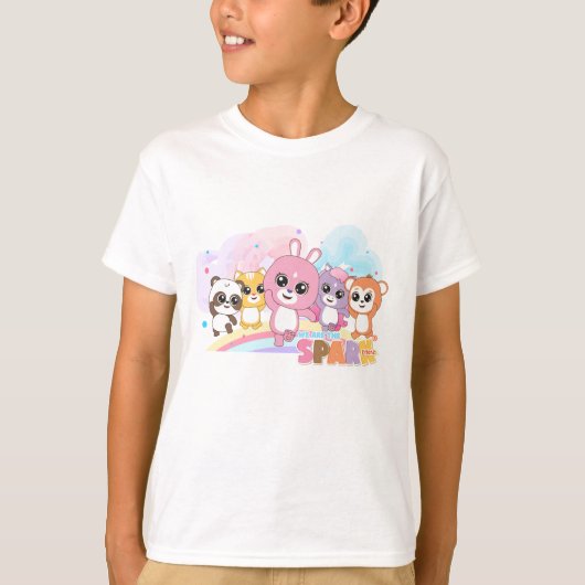 Animal Frienz Bright und Fun T-Shirt (Vorderseite)