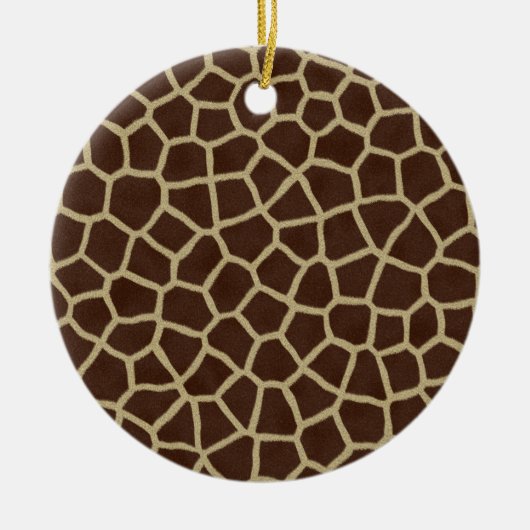 Animal Giraffe Print Weihnachtsschmuck (Vorne)
