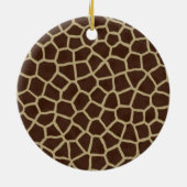 Animal Giraffe Print Weihnachtsschmuck (Hinten)