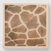 Animal Giraffe Skin Steinuntersetzer (Vorderseite)