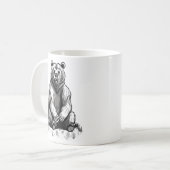 Animal Graphic Hello Bar Spaß, Funny Wildlife Kaffeetasse (Vorderseite Links)